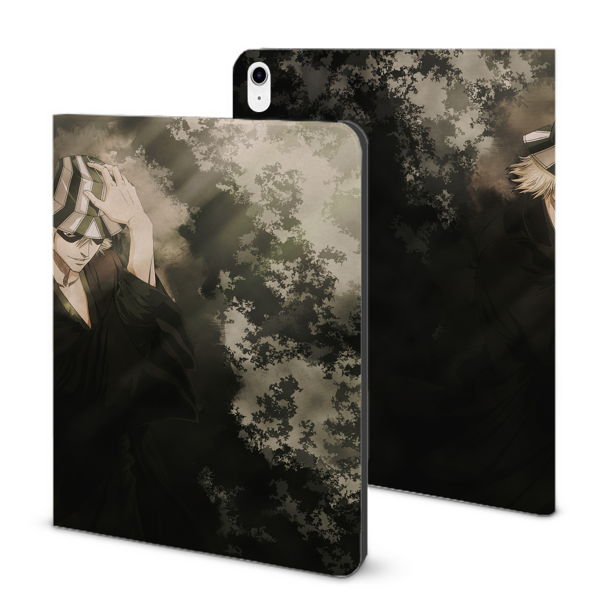 （画像用） ブリーチ BLEACH IPad ケース ブック型 PUレザー TPU 耐衝撃 軽量 薄型 ペン収納なし 全面保護 IPad 各モデル対応